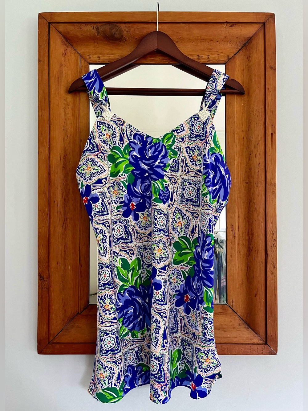 1990s Vintage Satin Mini Slip Dress